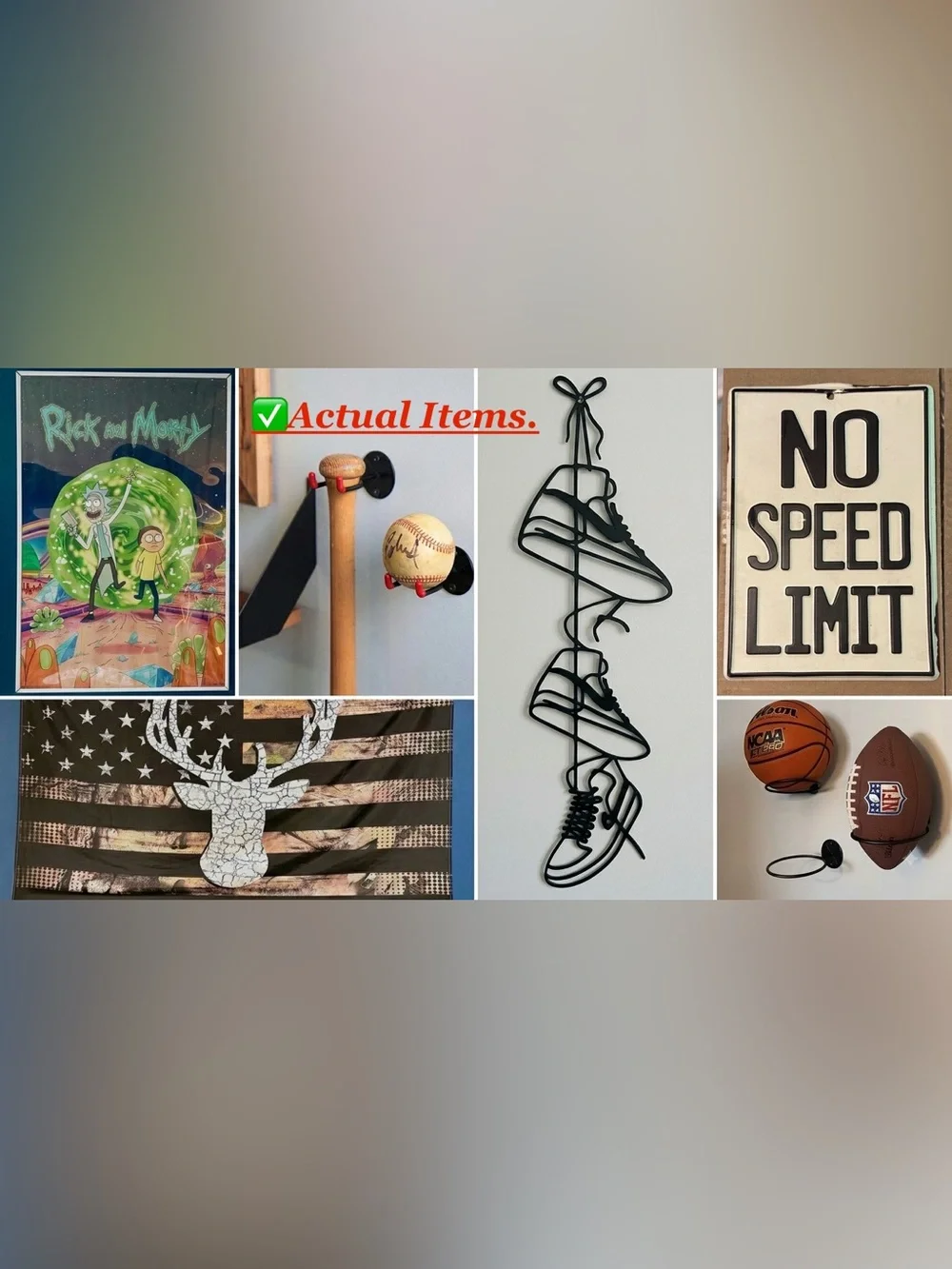 🔥 BOYS ROOM DECOR BUNDLE | SPORTS • SNEAKER • GAMING • MAN CAVE 🔥